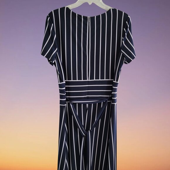 Ladies Ralph Lauren Size 10 Stripe Dress - Picture 5 of 10